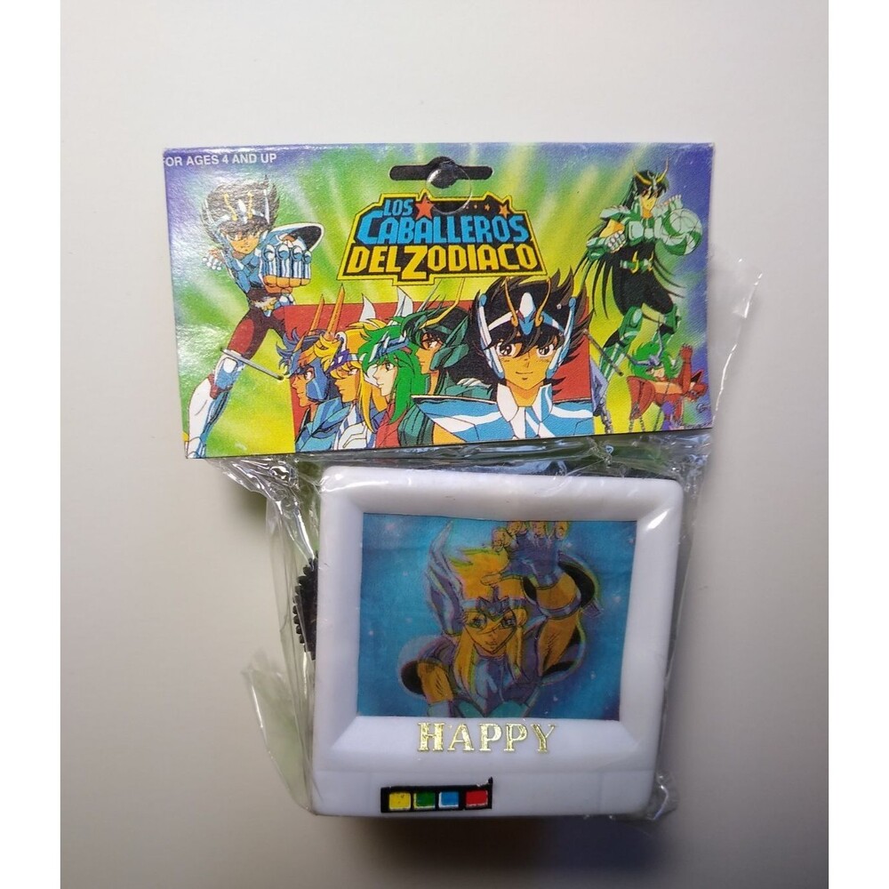 Los Caballeros del Zodiaco Saint Seiya Viewer Toy Happy NOS Green 1980s New